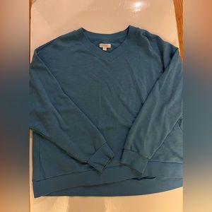 light blue crew neck